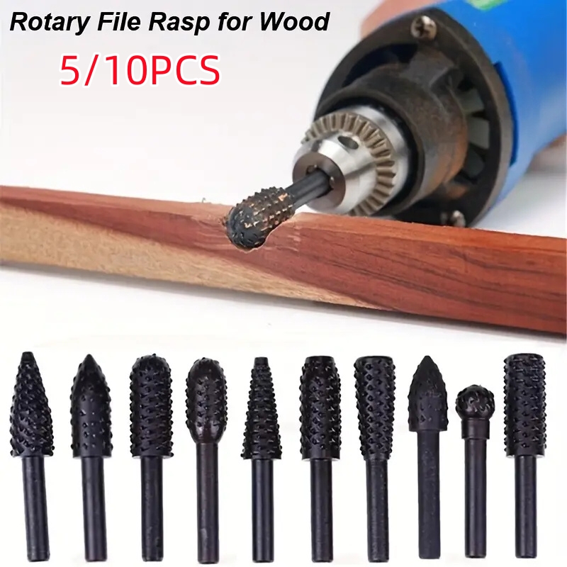 Woodworking Rasps And Files - 5 шт./10 шт., набор борфрез с