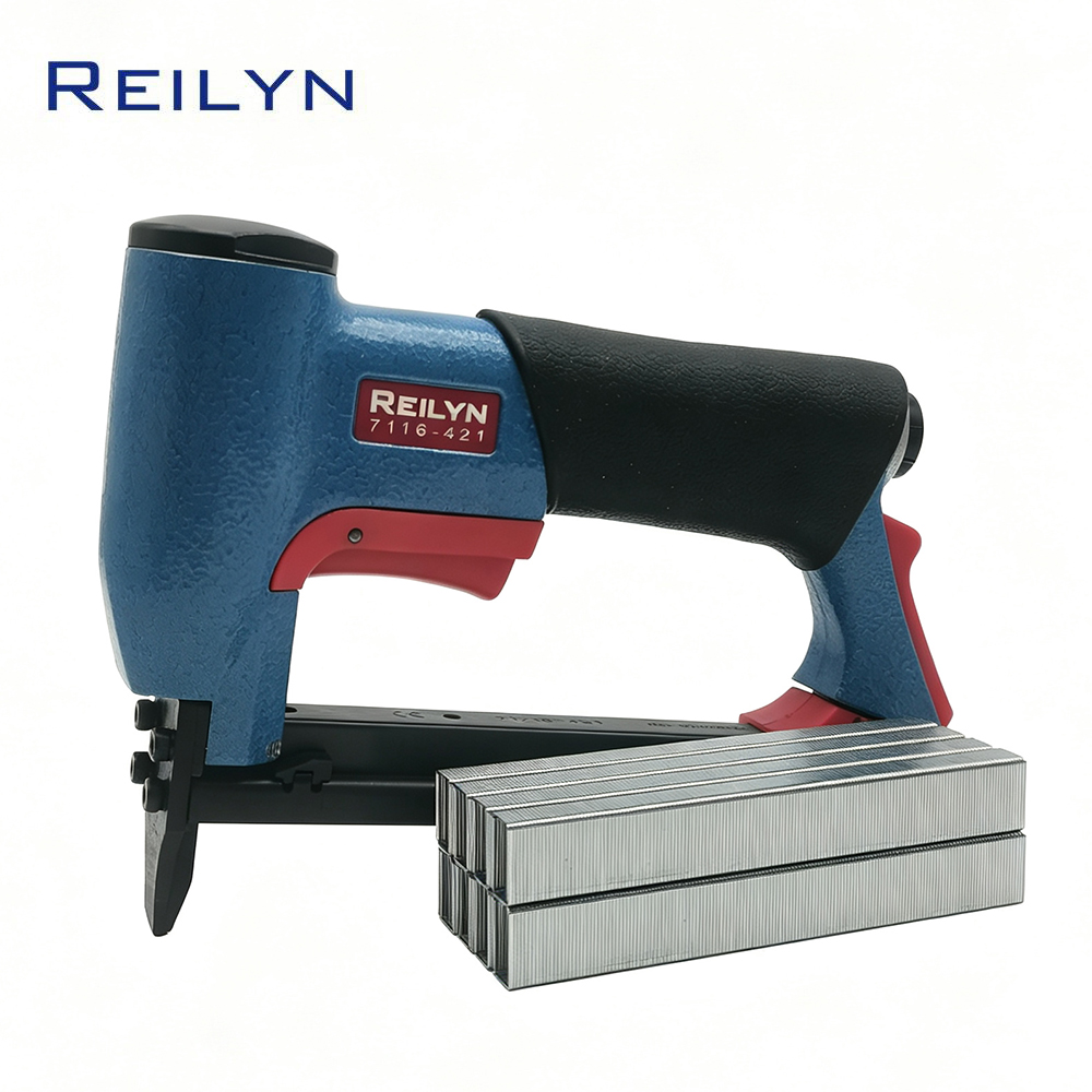 Woodworking Nail Gun - Пневматический степлер для обивки Reilyn 7116-421,