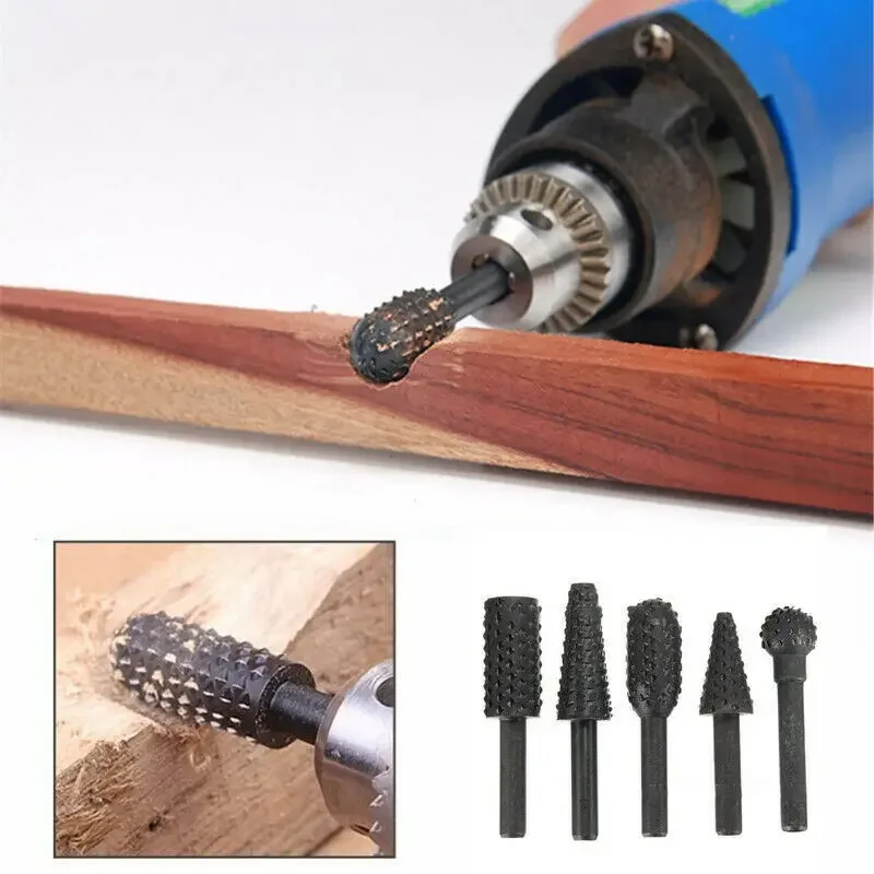 5 шт. роторные напильники для  – обзор и цена Woodworking Rasps And Files