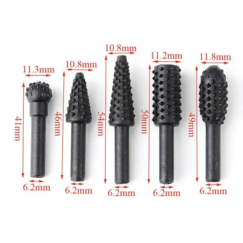 5 шт. роторные напильники для  – обзор и цена Woodworking Rasps And Files